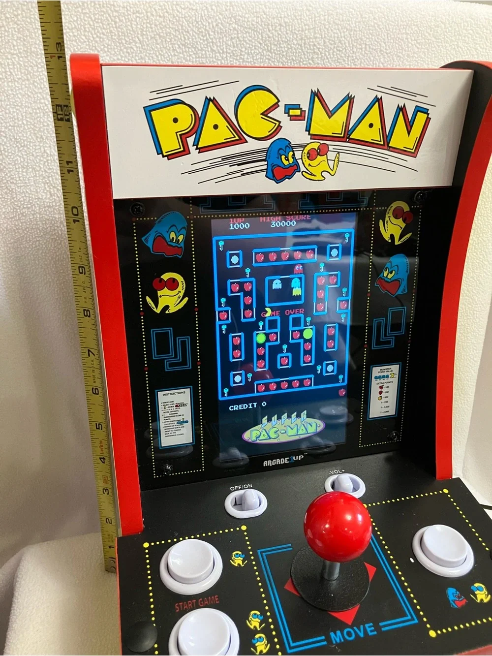 Arcade 1 Up Pac-Man Mini Cabinet for Table or Counter Top. Excellent condition